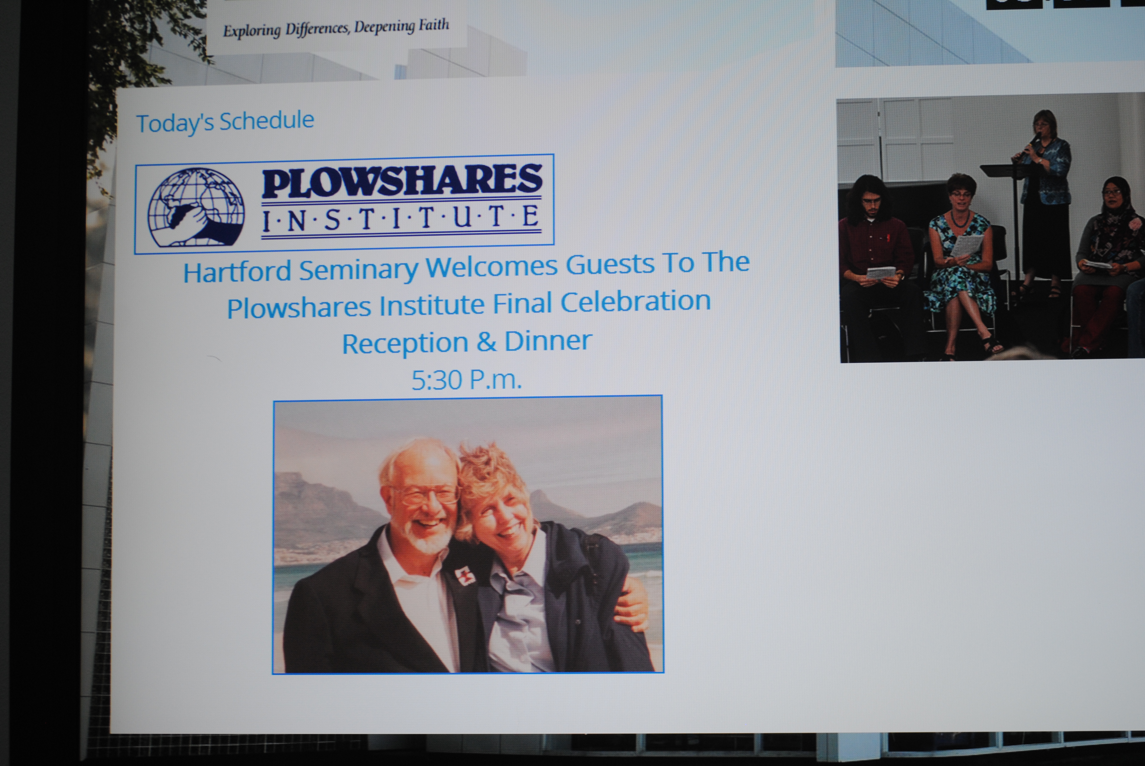 Plowshares Institute dinner - 2015