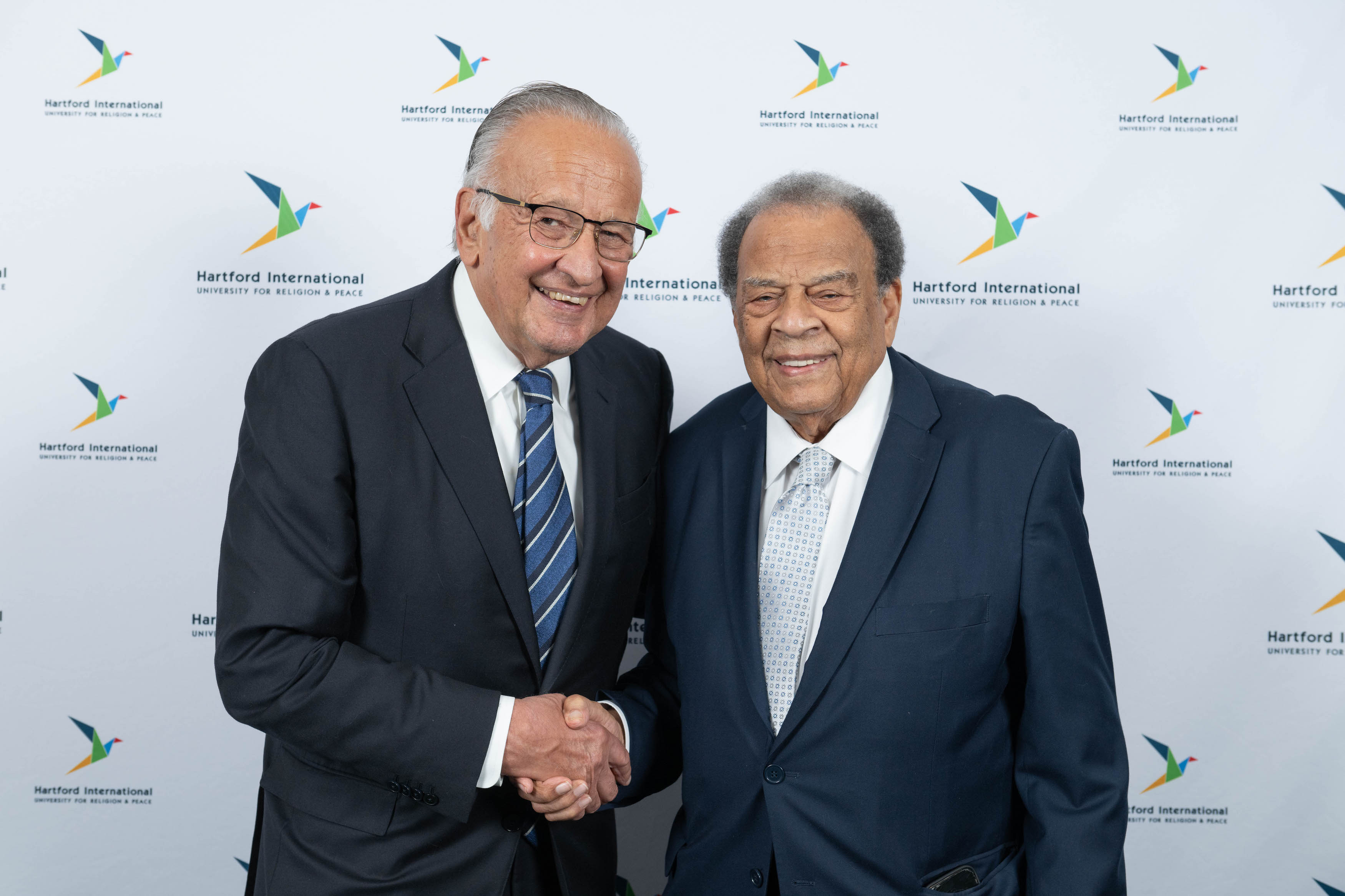 Ambassador Andrew Young and Bob Patricelli