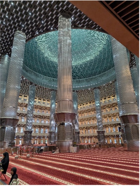 Interior of large mosque