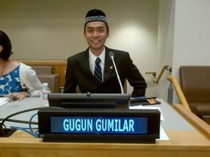 Gugun Gumilar at UN