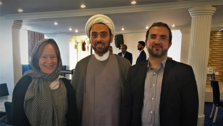 Heidi with Morteza and Hasan in Iran