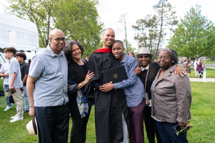 Family with graduate