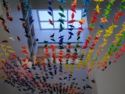 Origami Crane project and dedication